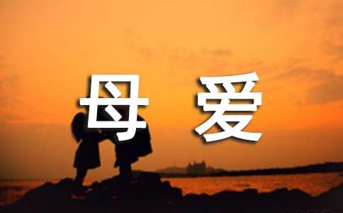 赞美母爱的作文-小麦知识