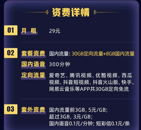 抖音上电信的29元星卡靠谱吗 抖音电信星卡29元免流应用范围-小麦知识